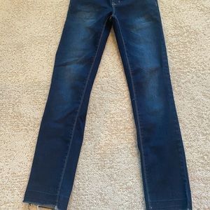 Girls Hudson raw hem jeans